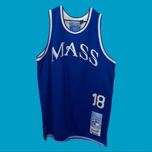 COLLECTIBLE XXL PASS THE ROC MASS BASKETBALL JERSEY MENS SEWN  blue